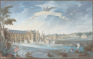 Widok i perspektywa zamku Chenonceaux