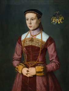 Zuzanna Stefan, żona Wolfganga Furtera, początek lat 60. XV wieku (olej na płótnie)