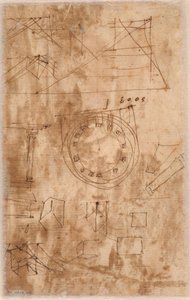 Bazgroły architektoniczne (verso) autorstwa Nicolas Poussin
