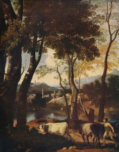 Krajobraz, c1630 autorstwa Nicolas Poussin