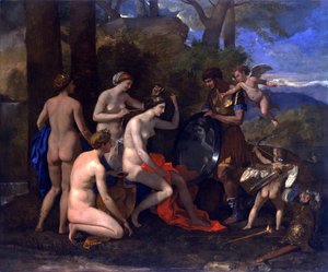Wenus i Mars autorstwa Nicolas Poussin