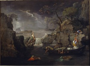 Zima lub potop autorstwa Nicolas Poussin