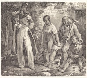 Jałmużna autorstwa Nicolas Toussaint Charlet
