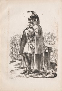 Stroje wojskowe: Kawaleria, 1814-1818. autorstwa Nicolas Toussaint Charlet