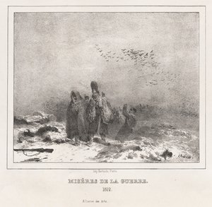 Alfabet moralny i filozoficzny na użytek małych i dużych dzieci: Miseries of War 1812, 18 autorstwa Nicolas Toussaint Charlet