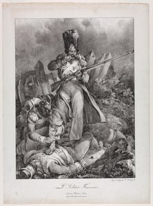 Francuski żołnierz autorstwa Nicolas Toussaint Charlet