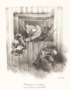 Zwycięzcy i zwyciężeni, całe pożywienie dla diabła (Pogromcy i zwyciężeni, Pożywienie dla diabła) autorstwa Nicolas Toussaint Charlet