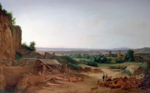 „Kamieniołom wokół Lyonu”, 1805-1856 autorstwa Nicolas Victor Fonville