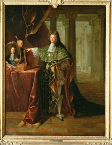 Jean-Baptiste Colbert, markiz de Torcy, bratanek wielkiego Colberta; minister i dyplomata w służbie Ludwika XIV ... (obraz na płótnie) autorstwa Nicolas de Largillière