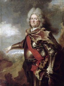 Antoine Le Prestre, hrabia Puy-Vauban (1654-1731), gubernator Béthune autorstwa Nicolas de Largillière