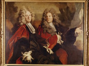 Portret Aldermana Huguesa Desnotsa i Aldermana Bouheta, wybranego w 1702 r. autorstwa Nicolas de Largillière