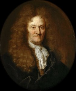 Portret Jean de La Fontaine 1621-1695 autorstwa Nicolas de Largillière