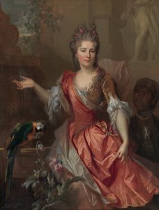 Portret kobiety, prawdopodobnie pani Claude Lambert de Thorigny..., 1696.