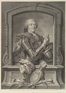 Portret Maréchala de Lowendal, XVIII wiek.