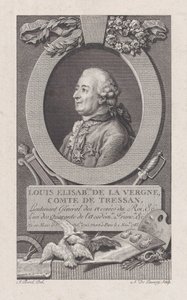 Portret Ludwika Elżbiety de La Vergne, hrabiego de Tressan, 1783-92., 1783-92.