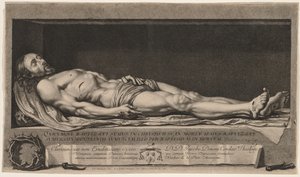 Ciało Chrystusa w grobie autorstwa Nicolas de Platte Montagne