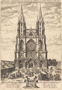 Fasada opactwa S. Nicaise de Reims autorstwa Nicolas de Son