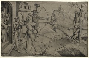 Kings Sons strzelający do ciała zmarłych ojców, 1495-1504.