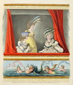 Suknie operowe z „Galerii Mody” Nikolausa Heideloffa Vol II, czerwiec 1796 (druk) autorstwa Nicolaus von Heideloff
