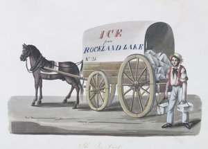 Wózek z lodem, 1840-48