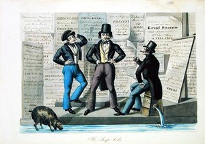 Mydlani, ok. 1840 (akwarela na papierze) autorstwa Nicolino Calyo