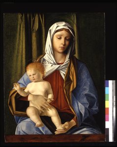 Madonna z Dzieciątkiem (tempera i olej na desce)