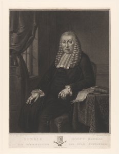 Portret Hendrika Danielsza. Hooft, burmistrz Amsterdamu autorstwa Nicolo Schiavonetti