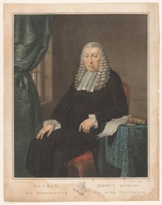 Portret Hendrika Danielsza. Hooft, burmistrz Amsterdamu autorstwa Nicolo Schiavonetti