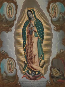 Dziewica z Guadalupe z czterema objawieniami, 1773.