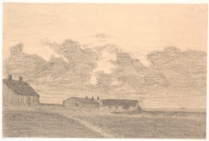 Stary pensjonat w Ferring autorstwa Niels Jakob Jakobsen Bjerre
