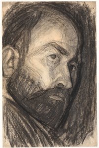 Autoportret. Głowa 3/4 profil w prawo