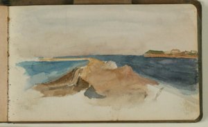 Widok na resund, przy fortach autorstwa Niels Larsen Stevns