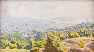 Widok z Bokul, Gudhjem autorstwa Niels Larsen Stevns