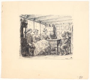 Mały biały kot autorstwa Niels Skovgaard