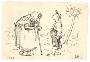 Chłopiec z Vradinge autorstwa Niels Skovgaard