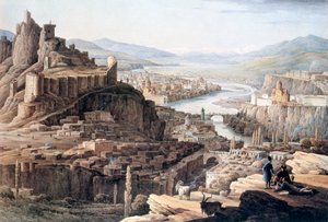 „Widok Tyflisu”, 1830 r. autorstwa Nikandor Grigorievich Chernetsov