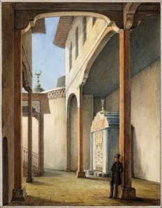 Poeta Aleksander Puszkin w Pałacu Bahçesaray, 1837