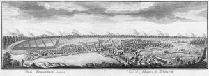 Widok huty Newyansk, 1769. autorstwa Nikita Fyodorovich Chelnakov