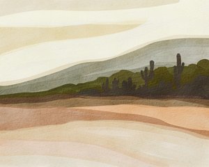 Wzgórza Pustyni Saguaro autorstwa Nikita Jariwala