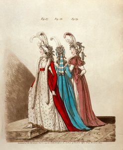 Suknie popołudniowe, 1795 autorstwa Niklaus von Heideloff