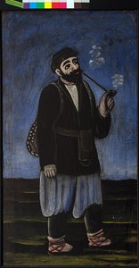 Porter Soso par Pirosmani (Pirosmanashvili), Niko (1862-1918). Olej na ceracie, rozmiar: 77x42