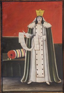 Raine Tamar (Tamar) de Georgie (Ga. 12-13) – królowa Tamar Par Pirojmani (Pirojmanashvili), Nick (182-1918). Olej i tektura, rozmiar: 90x60