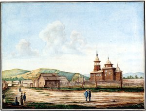 Kościół w Czycie, 1829-1839 autorstwa Nikolai Alexandrovich Bestuzhev