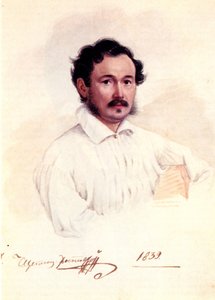 Portret księcia dekabrysty Dmitrija Szczepina-Rostowskiego 1798-1858, 1839 autorstwa Nikolai Alexandrovich Bestuzhev