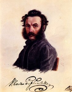 Portret dekabrysty Iwana Horbaczewskiego 1800-1869, 1837 autorstwa Nikolai Alexandrovich Bestuzhev