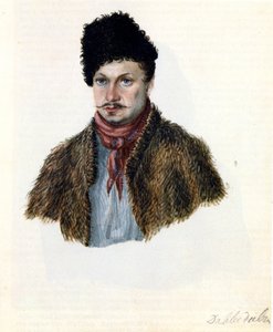 Portret dekabrysty Wasilija Dawydowa 1793-1855, 1839 autorstwa Nikolai Alexandrovich Bestuzhev
