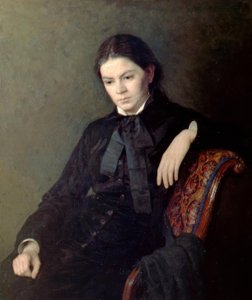 Portret nieznanej damy autorstwa Nikolai Alexandrovich Yaroshenko