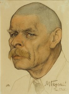 Portret autora Maksyma Gorkiego 1868-1939, 1921