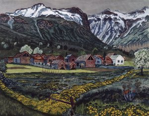 Jaskierowa noc autorstwa Nikolai Astrup