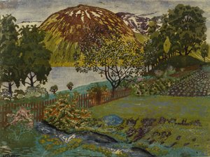 Czerwcowa noc w ogrodzie autorstwa Nikolai Astrup